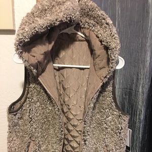 Adorable cozy reversible vest